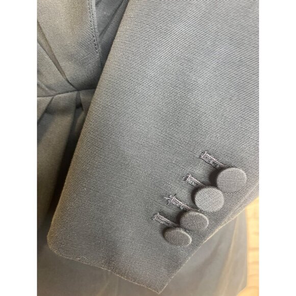 Rebecca Taylor Blazer Ottoman Style Teal Blue Color Ladies Size 8 Jacket - Picture 4 of 9